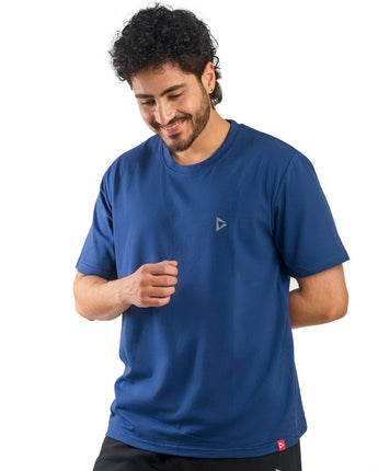 COMBAXX NEW CLASSIC COTTON TEE (BLUE) - Premium  from Combaxx - Just Rs.1700! Shop now at Combaxx