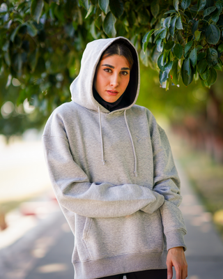 Combaxx Fleece Pullover Hoodie - Heather Grey - Premium  from Combaxx - Just Rs.4900! Shop now at Combaxx