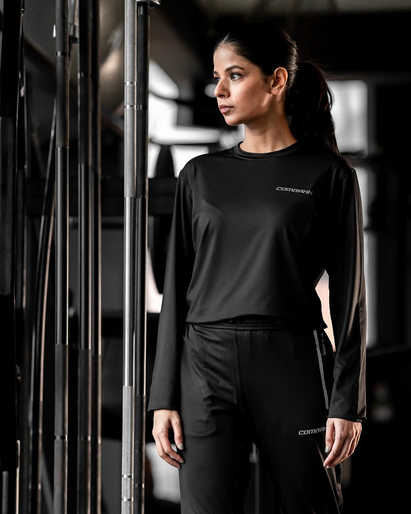 COMBAXX ACTIV Lycra Smart Fit T-Shirt (Full Sleeves Women)