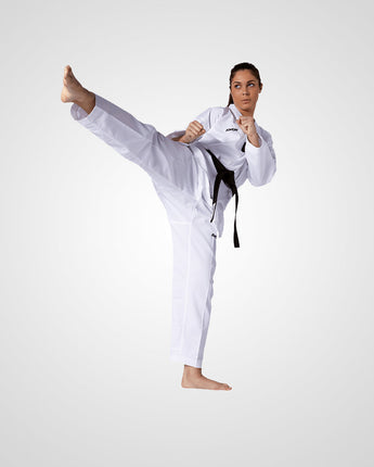 KYORUGI VICTORY DOBOK (BLACK NECK) - Premium  from Combaxx - Just Rs.5500! Shop now at Combaxx