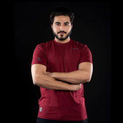 MEN’S COTTON TEE PRO MAROON