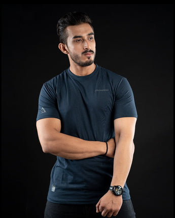 MEN’S COTTON TEE NAVY - Premium  from Combaxx - Just Rs.1499! Shop now at Combaxx